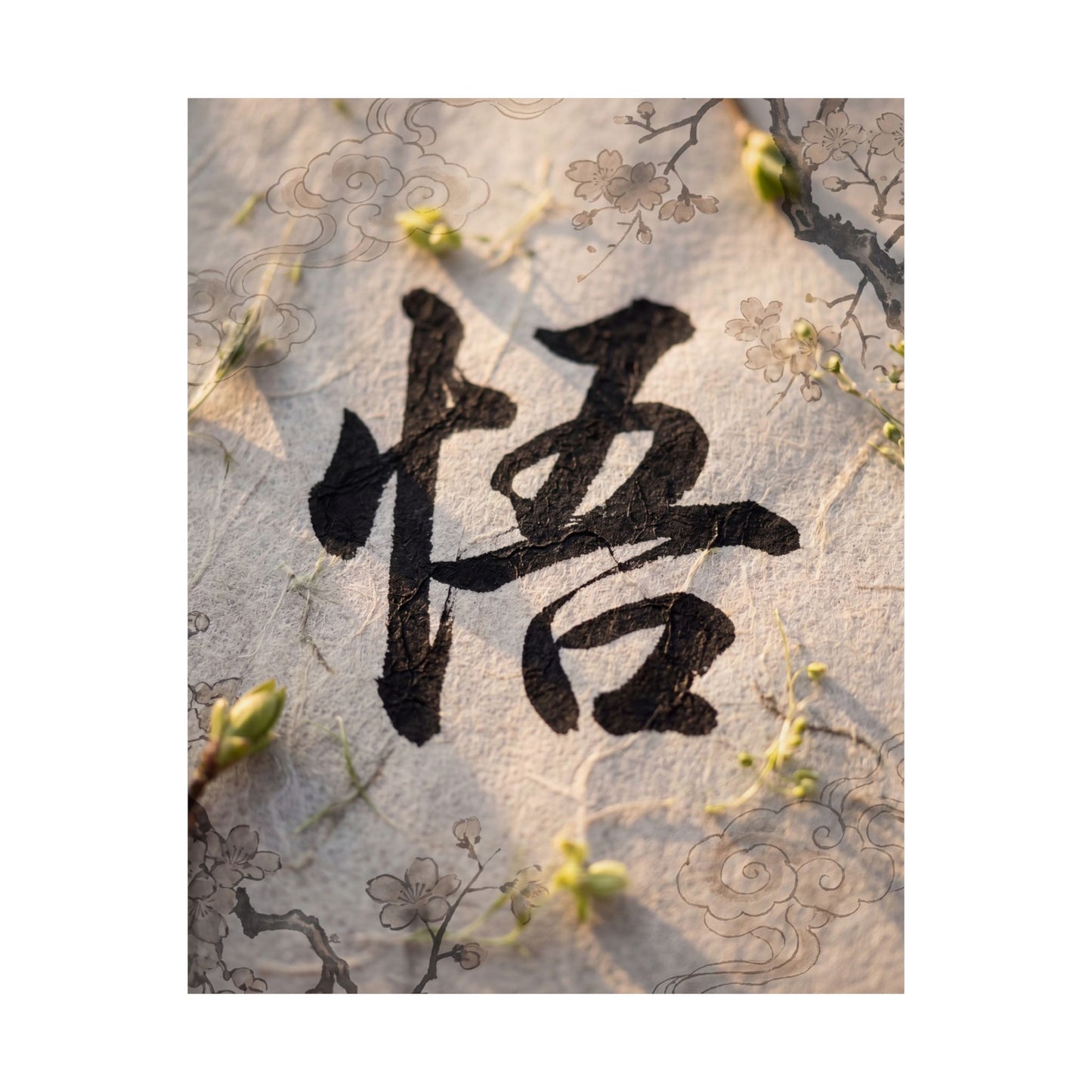 Art Wall Art Print | Spring Zen Ukiyo E Inspired Art