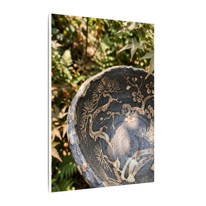 Ceramic Bowl Canvas Art | Summer Japandi Japanese Pattern Art
