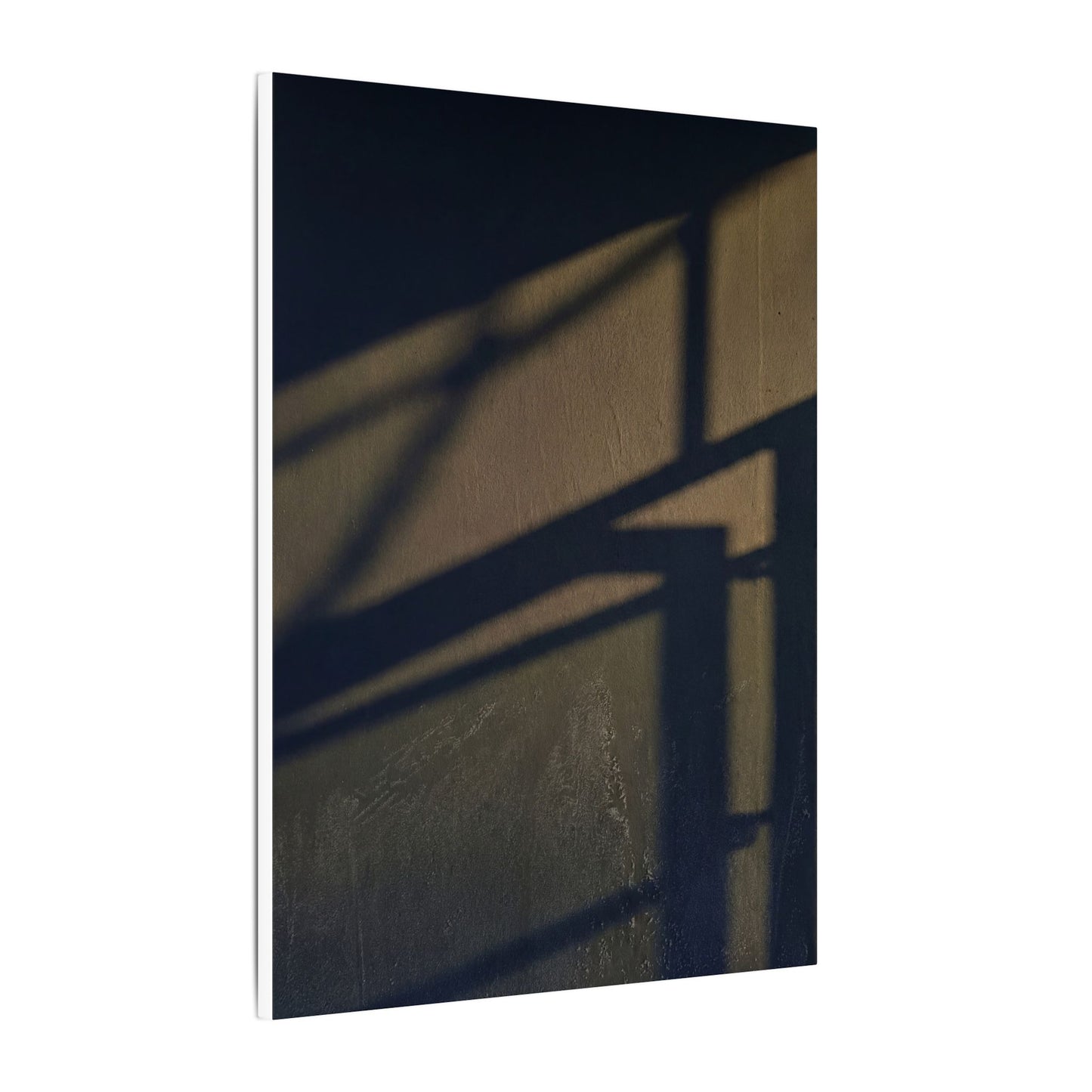 Sophisticated Shadow Play Canvas Art - Moody Minimal Dark Japandi