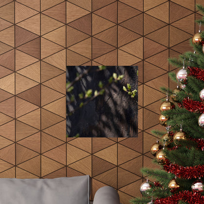 Shadow Play Dark Texture Wall Art Print | Atmospheric Dark Japandi Art