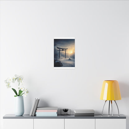 Zen Torii Gate in Golden Hour | Karesansui Canvas Art