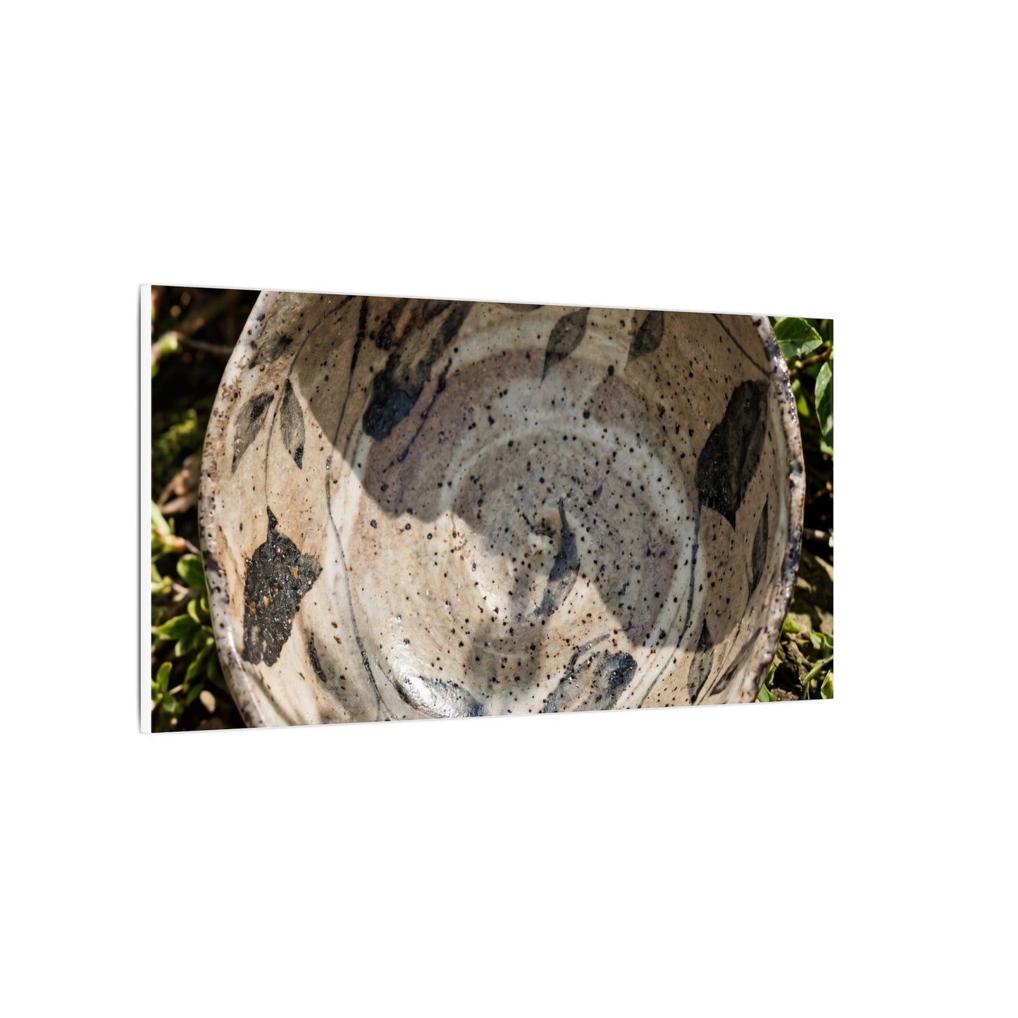 Elegant Ceramic Bowl Canvas Art - Japanese Pattern Japandi
