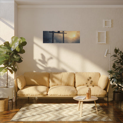 Zen Torii Gate in Golden Hour | Karesansui Canvas Art