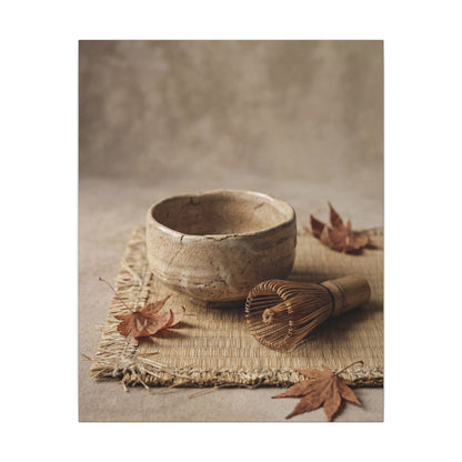 Ma Tea Ceremony Canvas Art - Japandi Texture