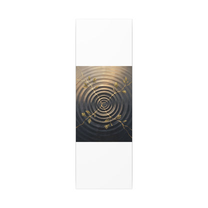 Kanso Water Ripple Canvas Art - Kintsugi Gold Vein