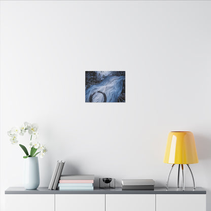 Moonlight Silk Drape Canvas Art - Zen Datsuzoku