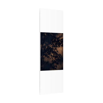 Shadow Play Autumn Canvas Art | Dark Japandi Atmospheric Design