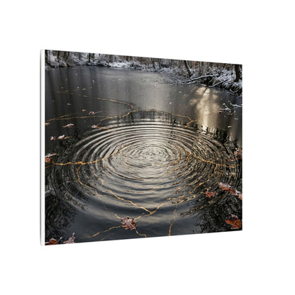 Water Ripple Broken Beauty Canvas Art | Artful Kintsugi Art