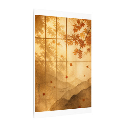 Shoji Screen Texture Canvas Art | Earthy Japandi Art