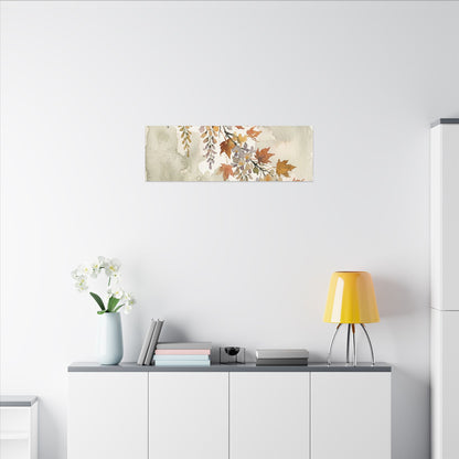 Ma Wisteria Canvas Art - Japandi Watercolor