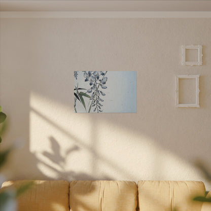Zen Wisteria in Moonlight | Ukiyo E Inspired Canvas Art