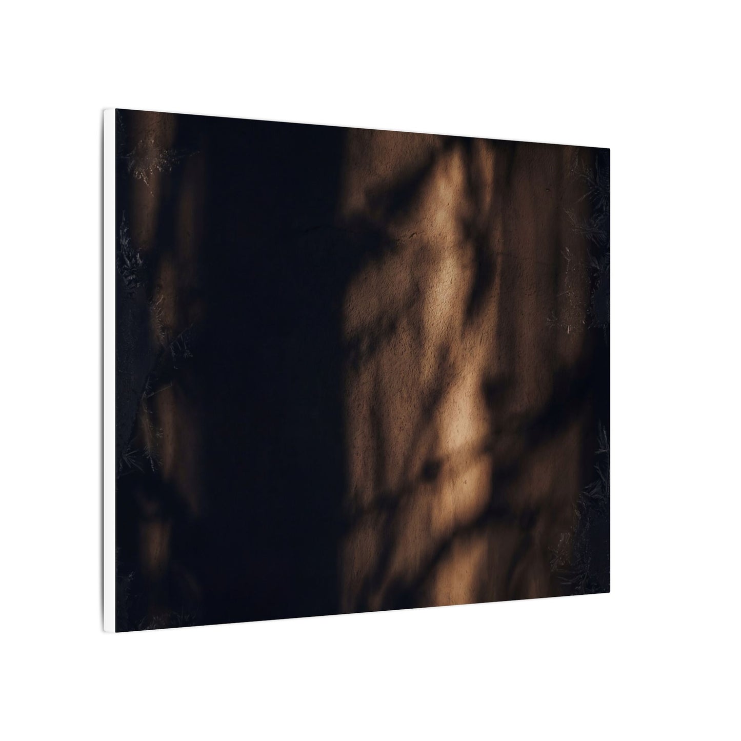 Winter Shadow Play Moody Minimal Canvas Art | Luxurious Decor