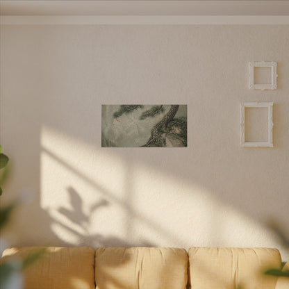 Fukinsei Pine Tree Canvas Art - Japandi Texture