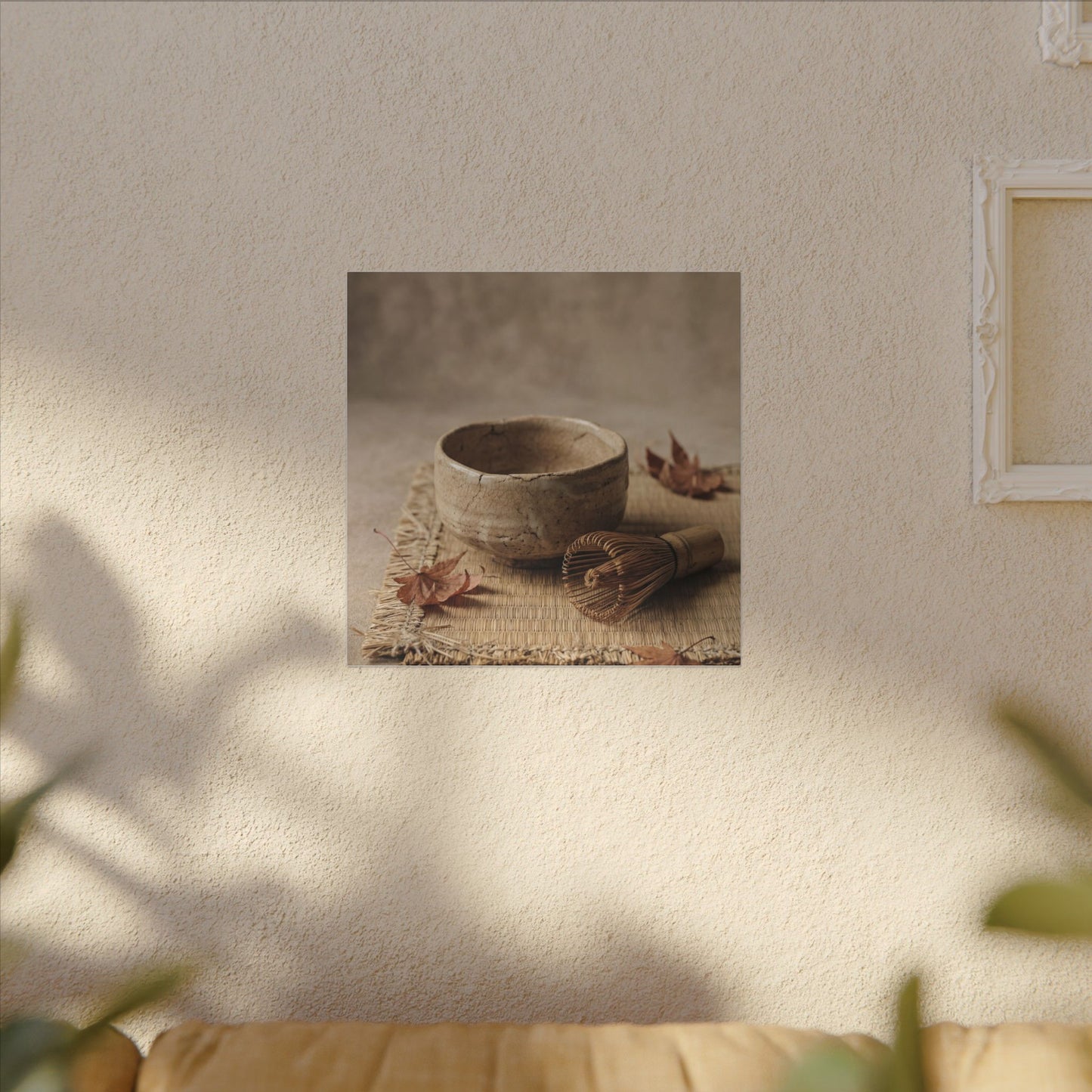 Ma Tea Ceremony Canvas Art - Japandi Texture