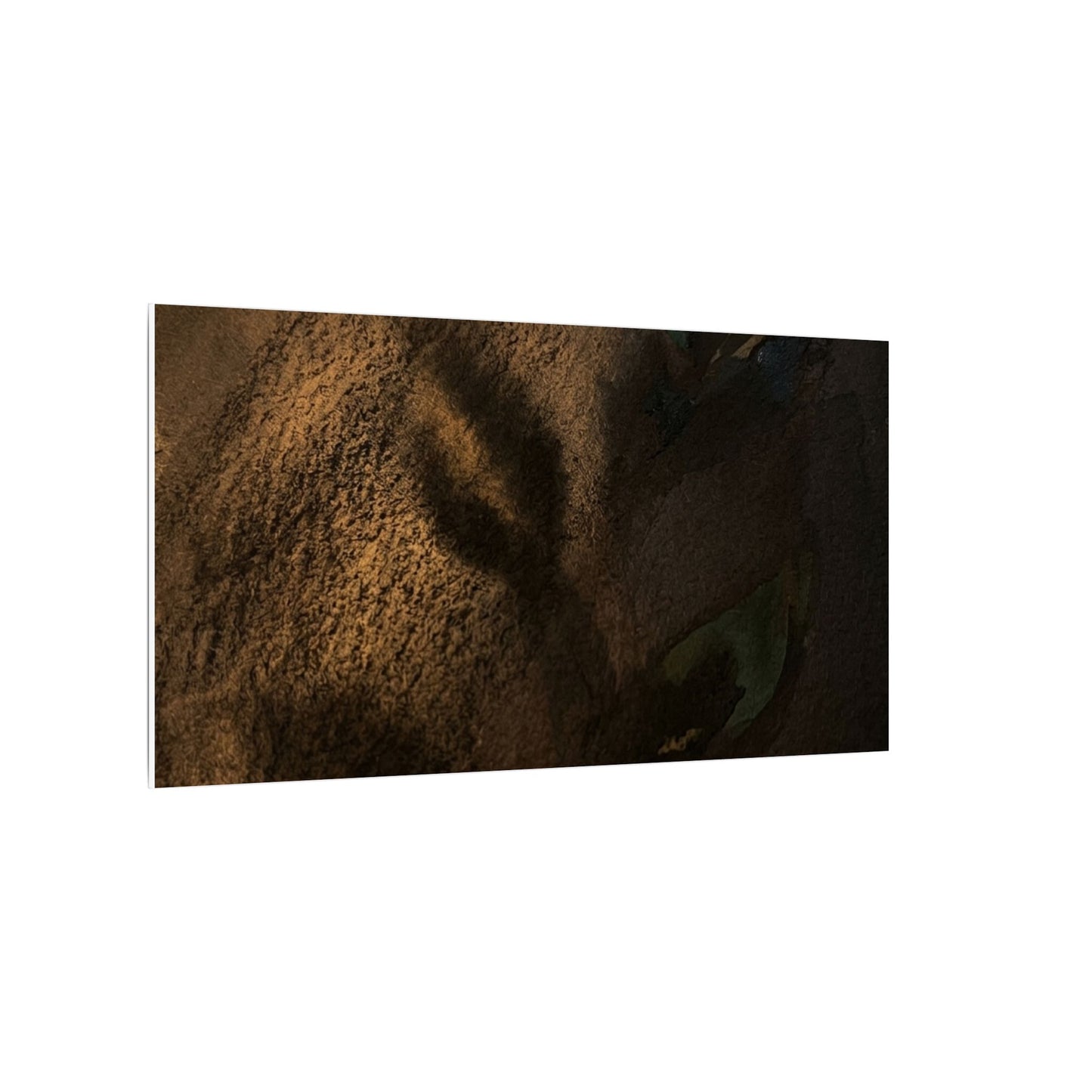 Candlelight Shadow Play Canvas Art - Dark Japandi Ma