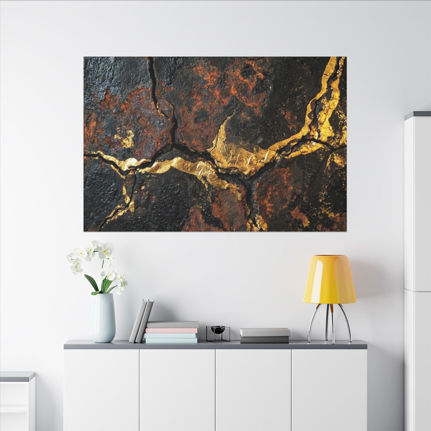 Kintsugi Broken Beauty Canvas Art