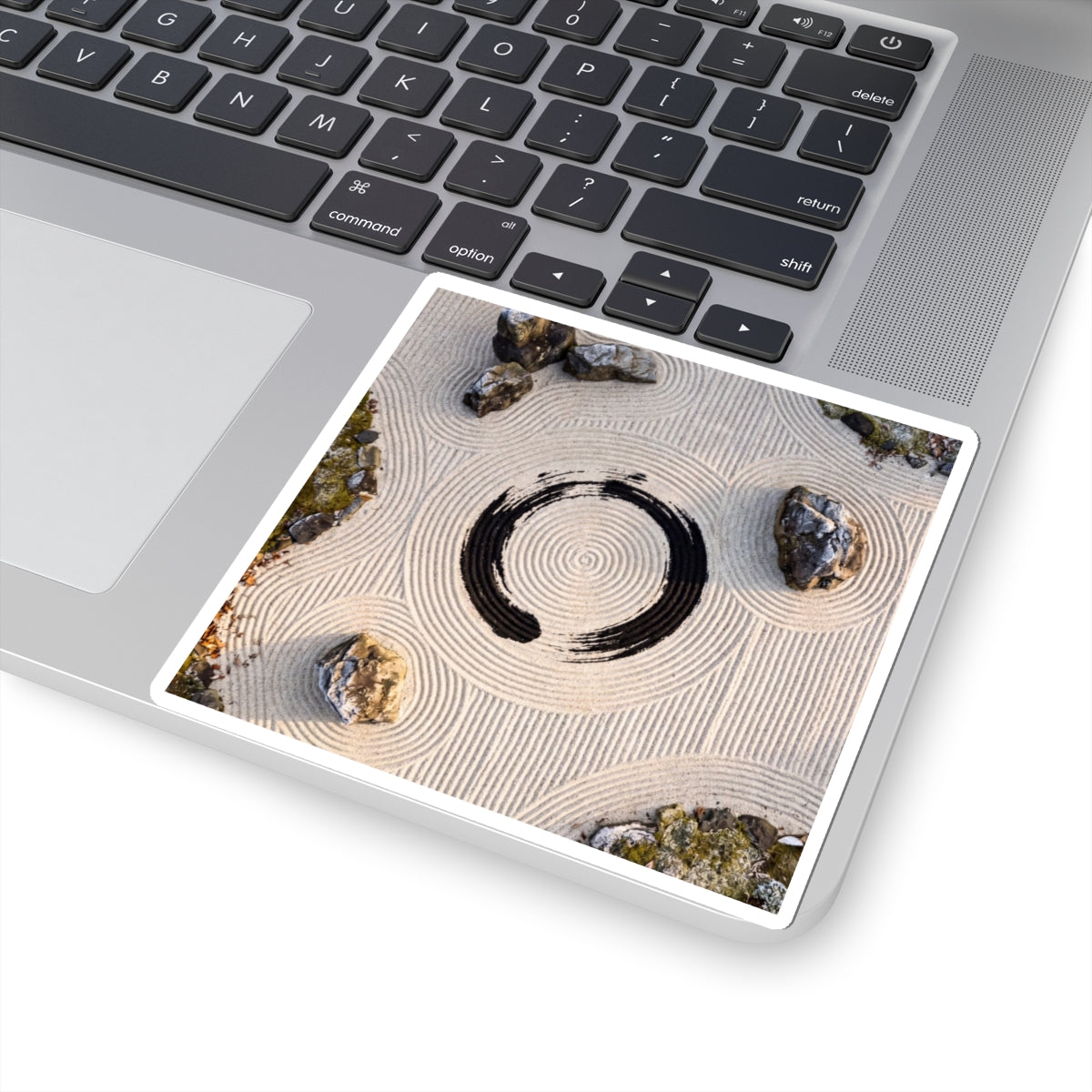 Rock Garden Enso Sticker | Calm Zen Art