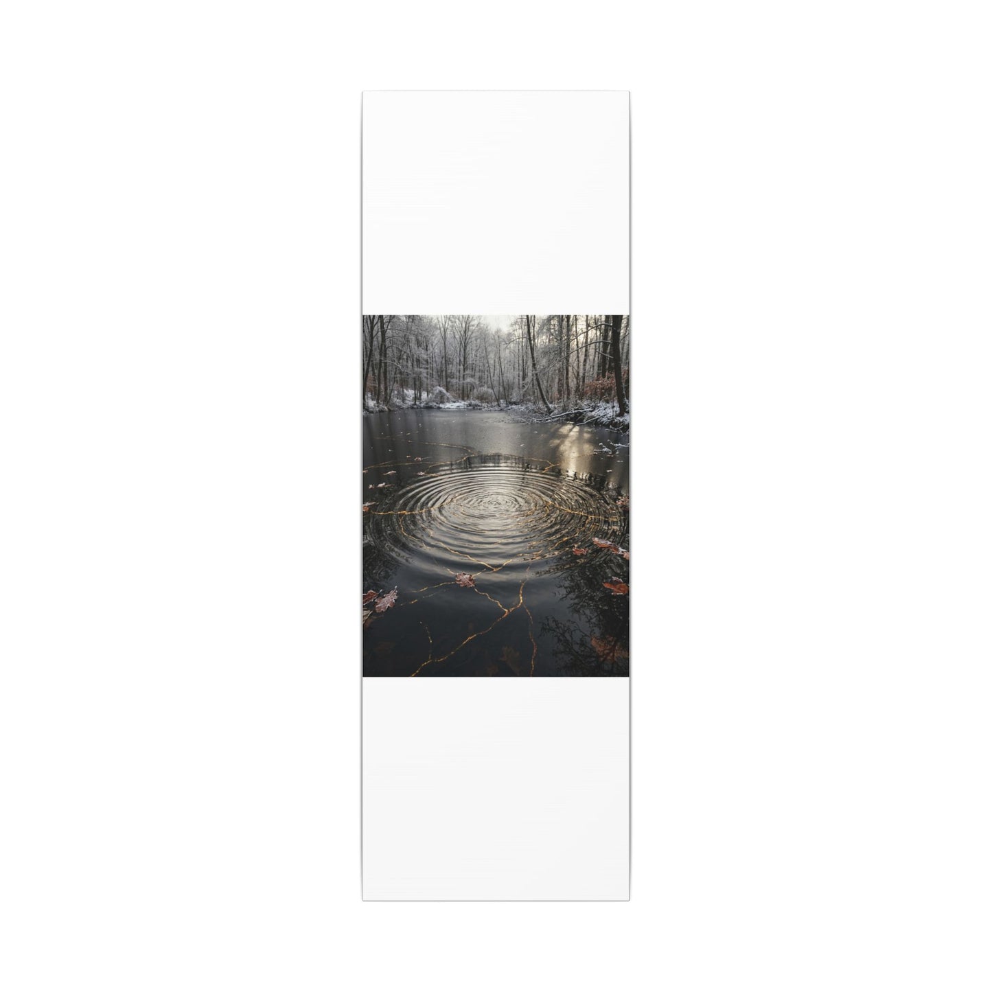 Water Ripple Broken Beauty Canvas Art | Artful Kintsugi Art