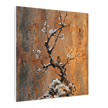Datsuzoku Rust Patina Canvas Art - Zen Sumi E