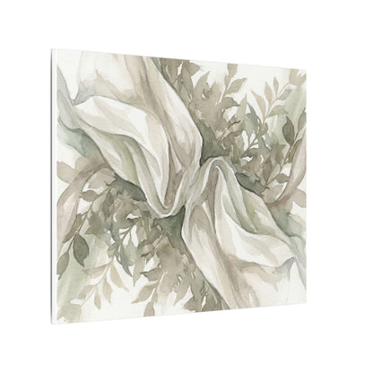 Summer Silk Drape Watercolor Canvas Art | Cozy Decor