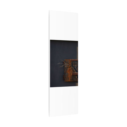 Ma Rust Patina Canvas Art - Dark Japandi Dark Texture
