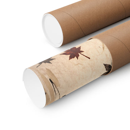 Golden Hour Shoji Screen Wall Art Print - Japandi Fukinsei