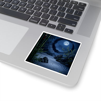 Rock Garden Spring Sticker | Zen Peaceful Design
