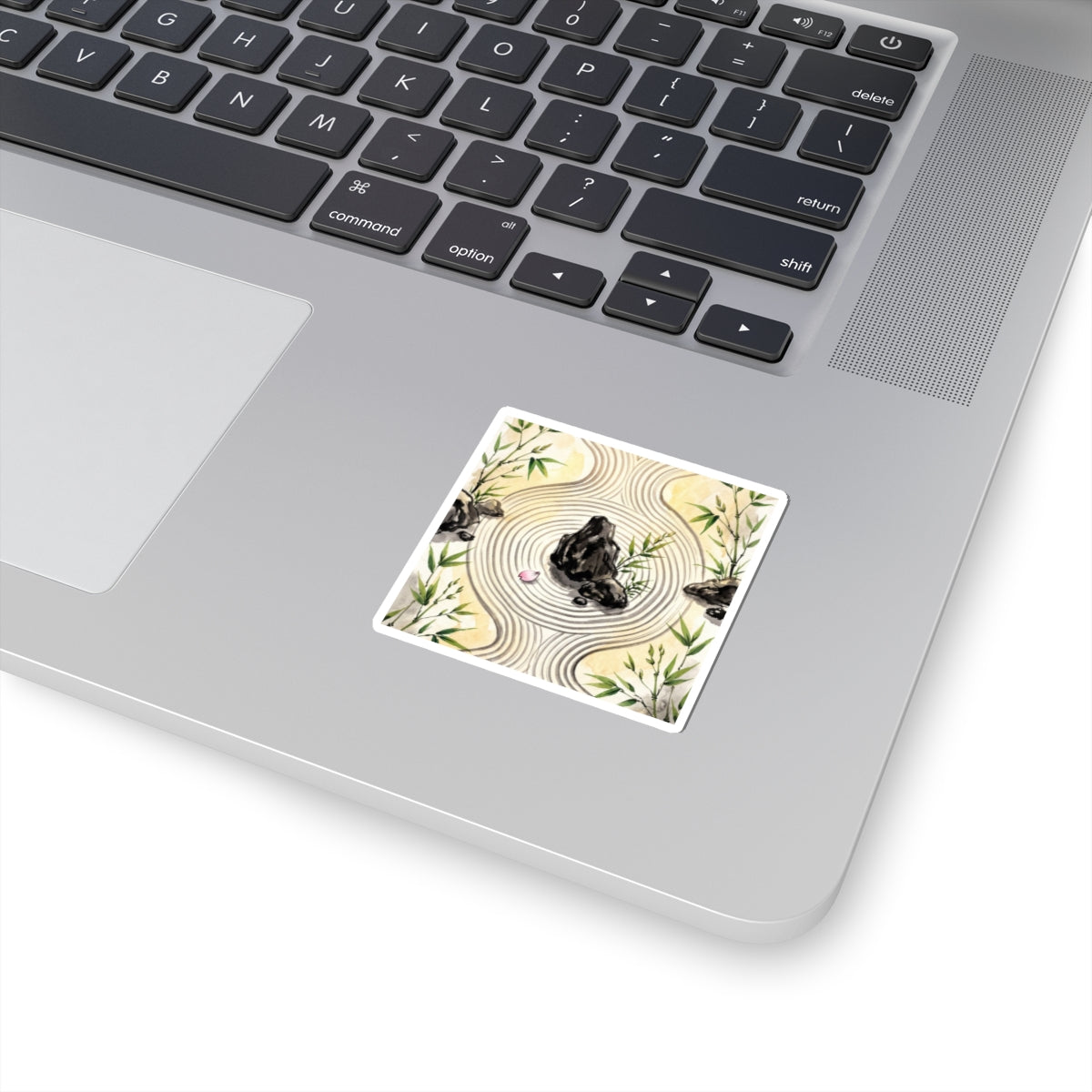 Rock Garden Spring Sticker | Zen Serene Design