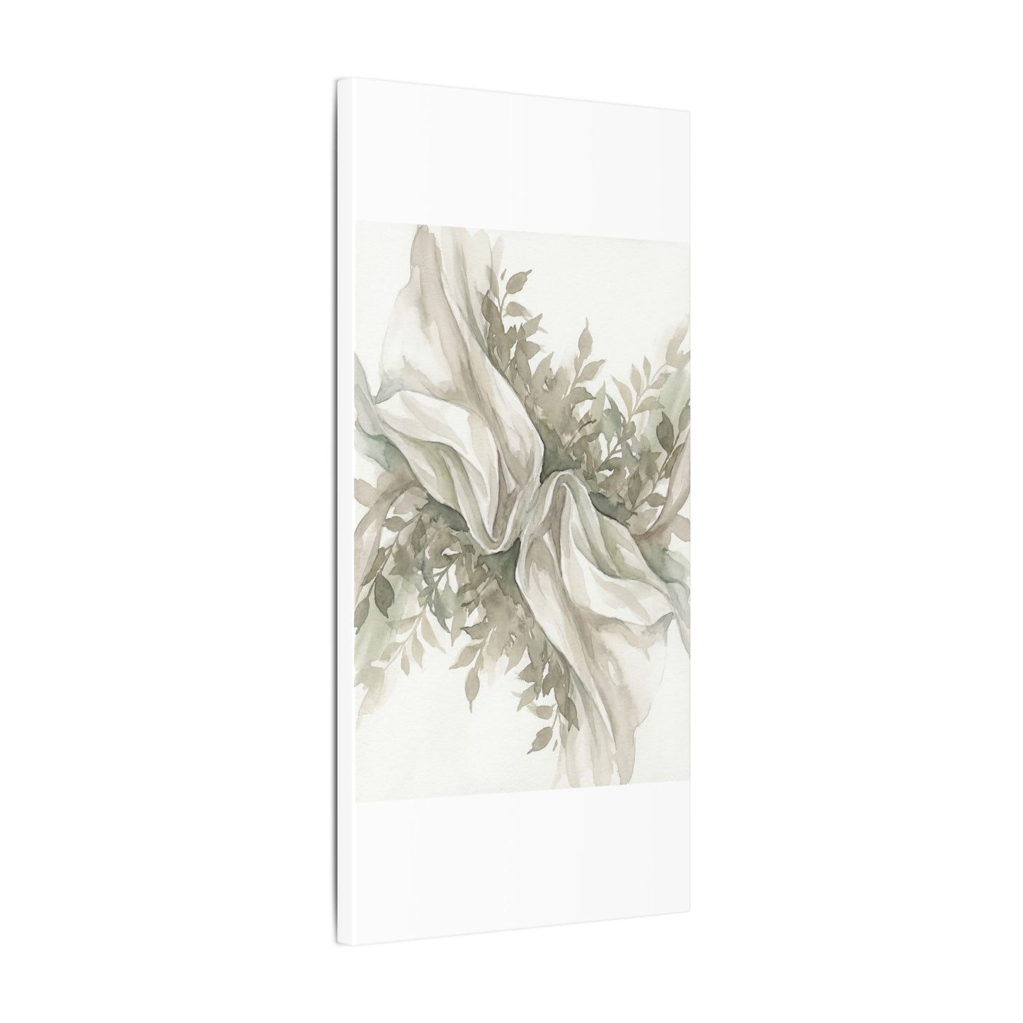 Summer Silk Drape Watercolor Canvas Art | Cozy Decor