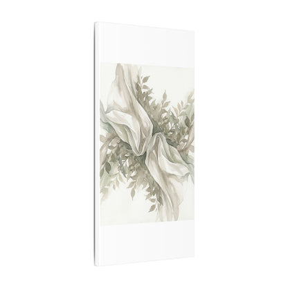 Summer Silk Drape Watercolor Canvas Art | Cozy Decor