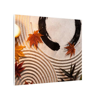 Tranquil Rock Garden Canvas Art - Enso Zen