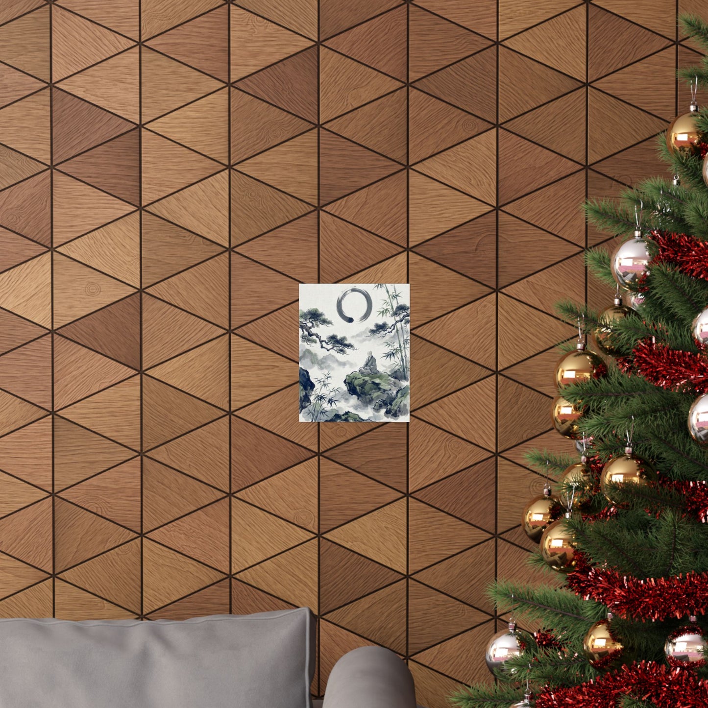 Zen Sumi-e Wall Art Print