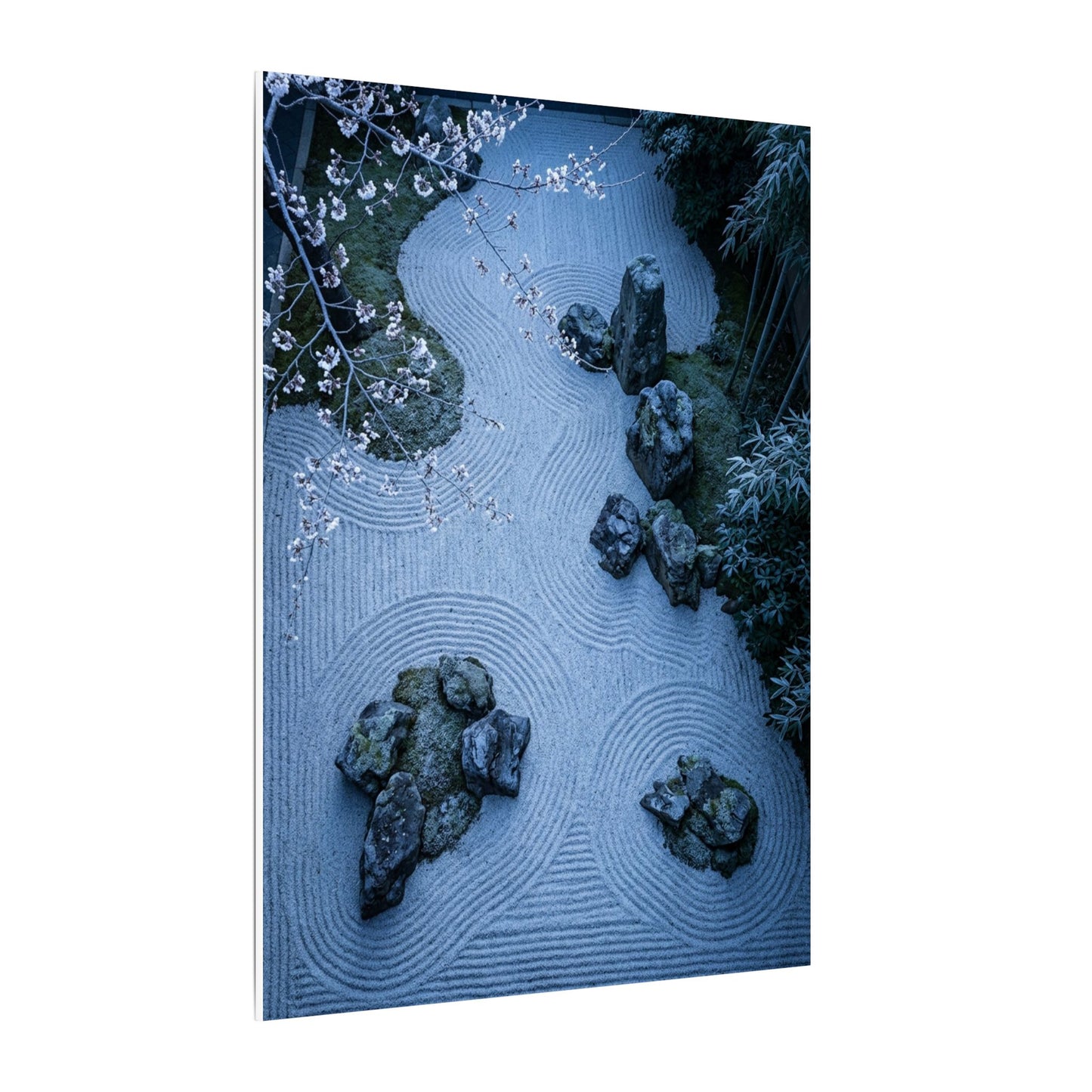 Earthy Silk Drape Canvas Art - Minimal Line Japandi