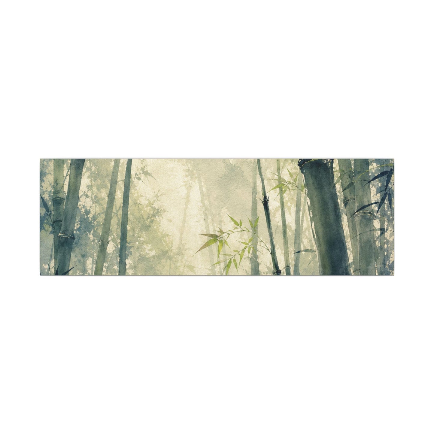 Bamboo Grove Spring Canvas Art | Zen Serene Design