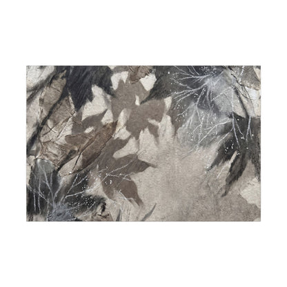Shadow Play Texture Canvas Art | Cozy Japandi Art