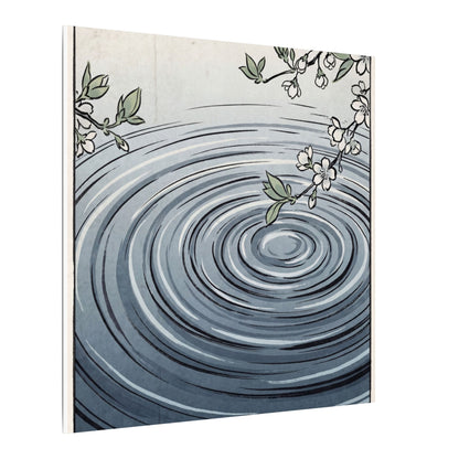 Calm Water Ripple Canvas Art - Ukiyo E Inspired Zen