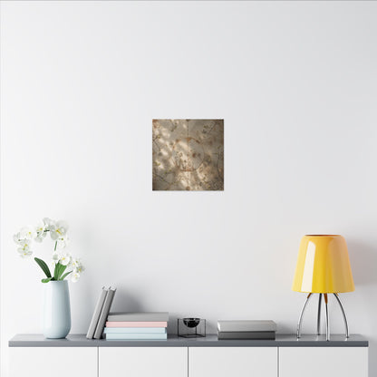 Japandi Rust Patina in Dappled | Japanese Pattern Canvas Art