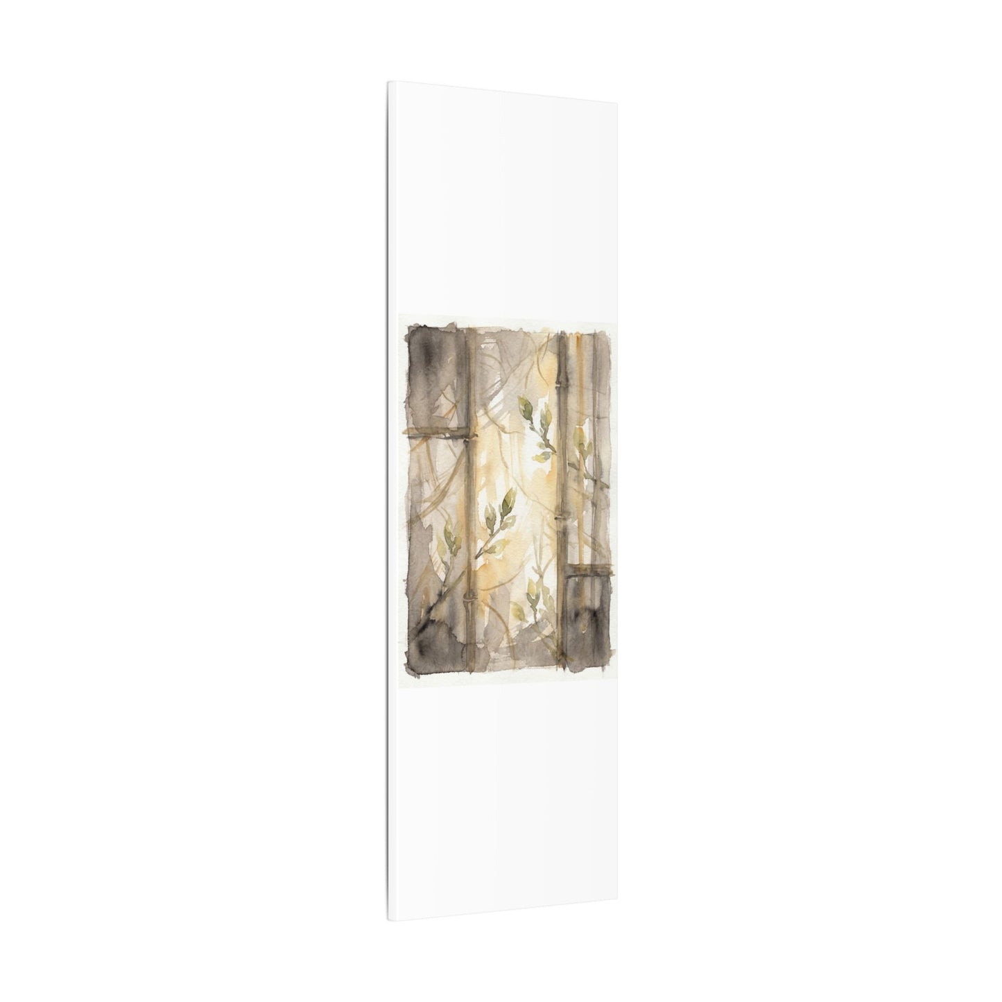 Shoji Screen Spring Canvas Art | Japandi Cozy Design