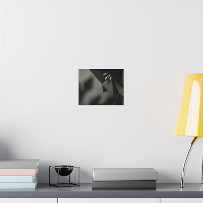 Paper Fold Moody Minimal Canvas Art | Luxurious Dark Japandi Art