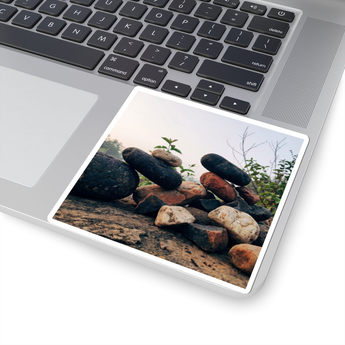 River Stones Spring Sticker | Kintsugi Beautiful Design