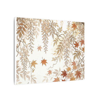Shibui Wisteria Canvas Art - Japandi Japanese Pattern
