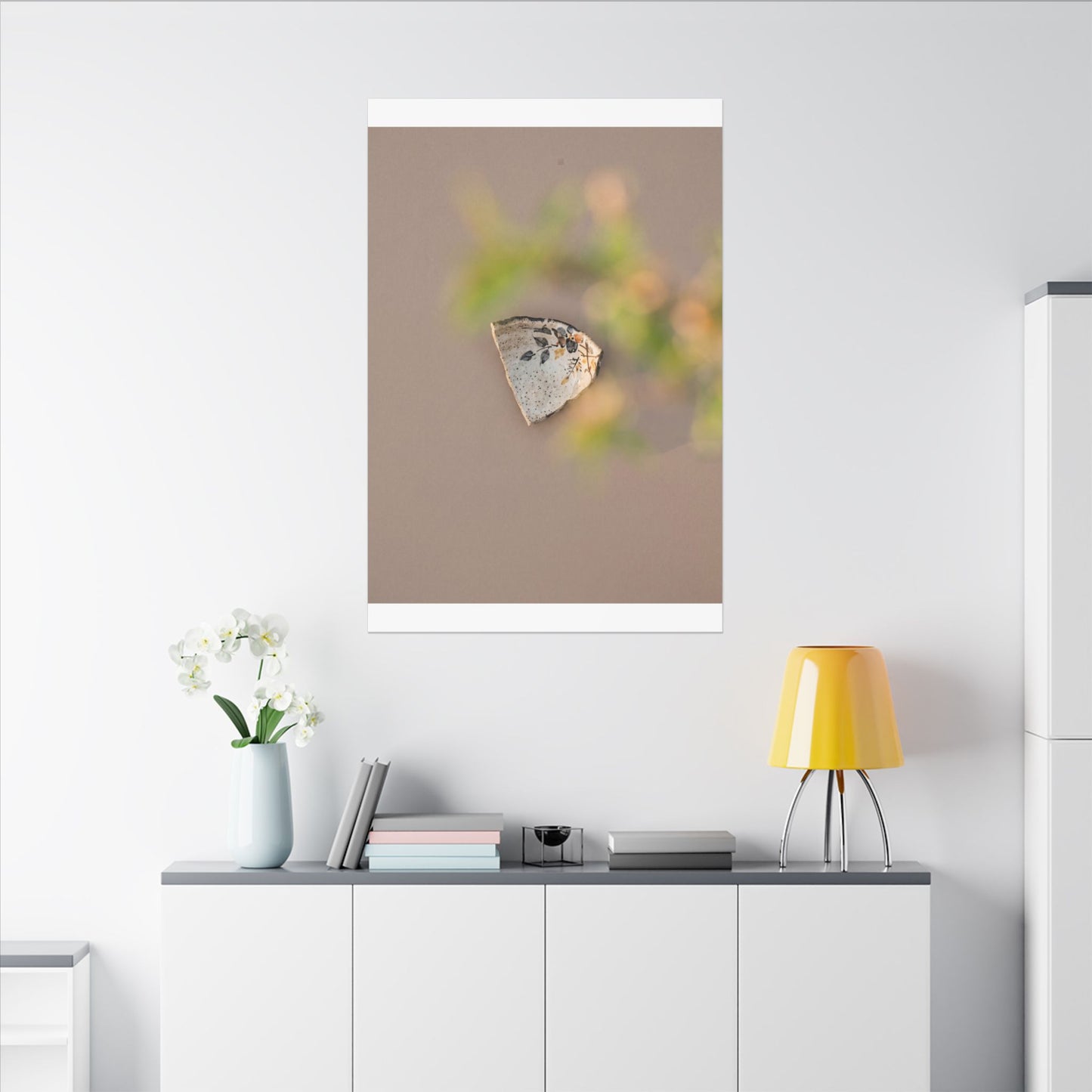 Ceramic Bowl Canvas Art | Spring Japandi Japanese Pattern Art