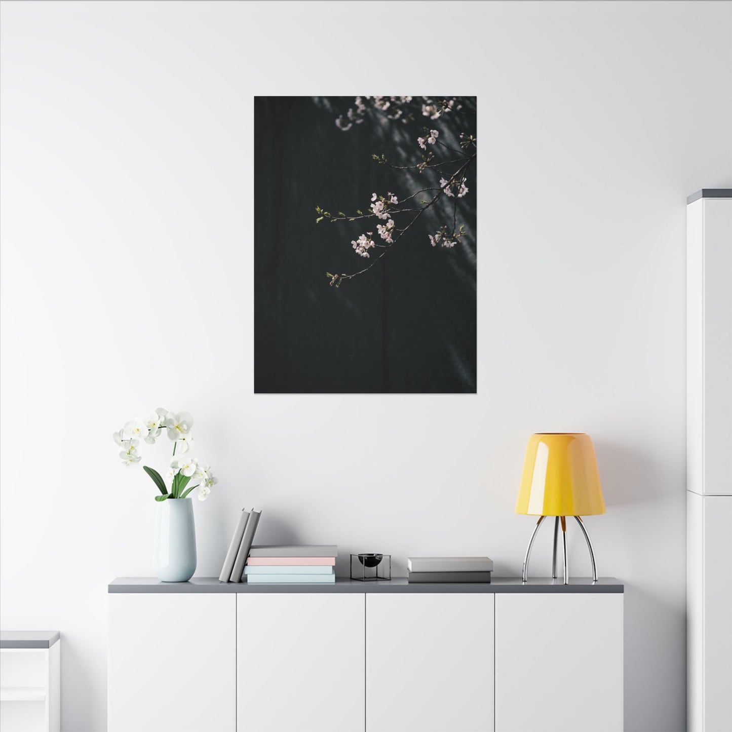 Winter Shoji Screen Texture Canvas Art | Cozy Decor