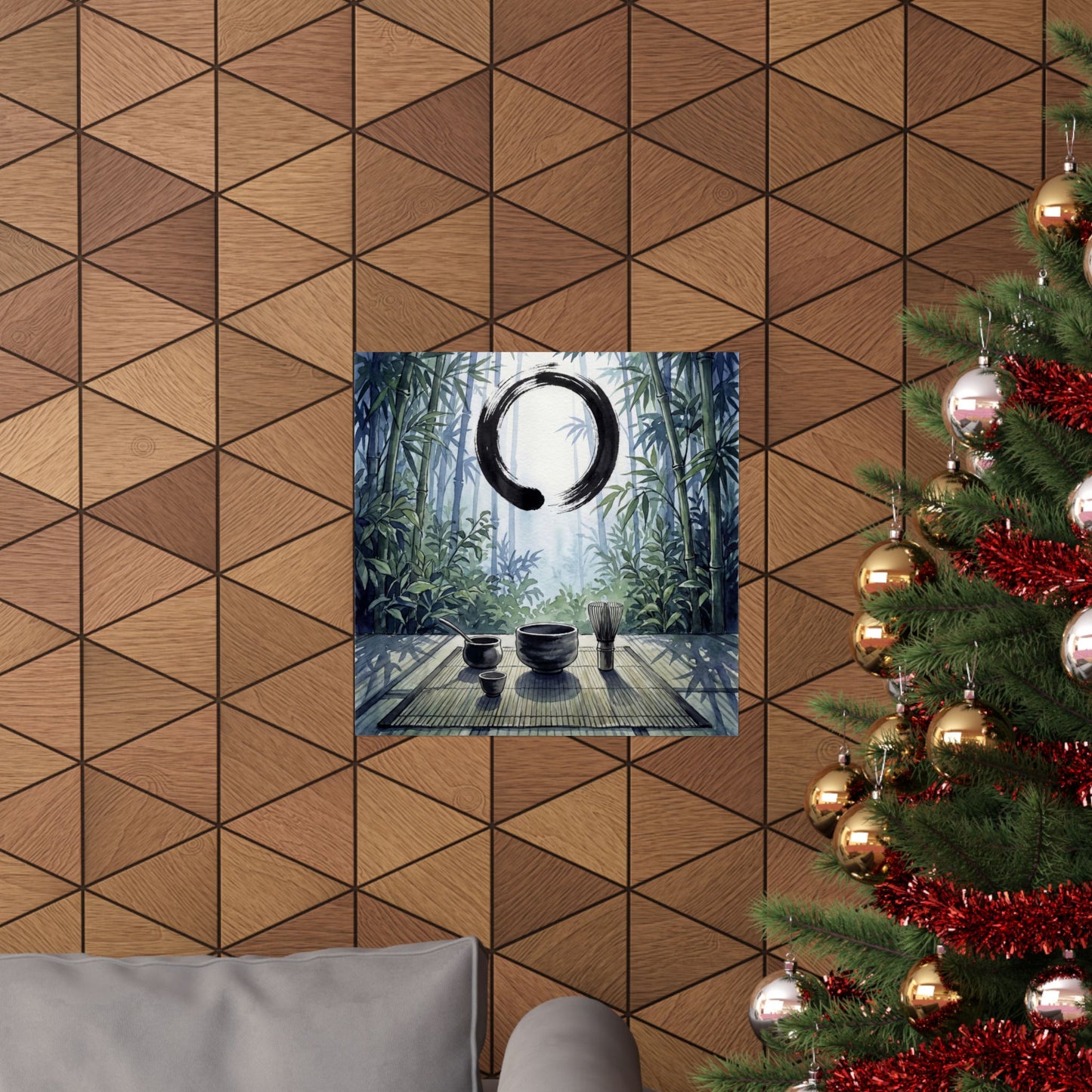 Summer Tea Ceremony Enso Wall Art Print | Peaceful Decor