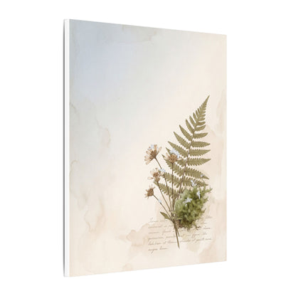 Winter Moss Close Up Herbarium Canvas Art | Enchanting Decor