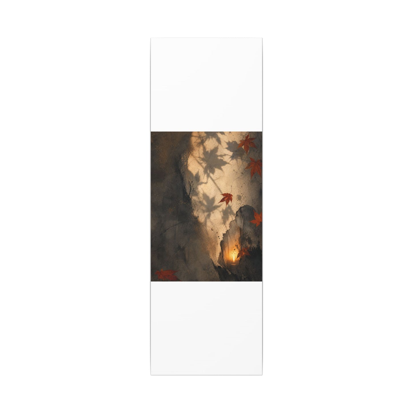 Shadow Play Texture Canvas Art | Neutral Japandi Art