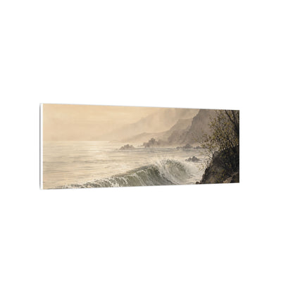 Ocean Wave Spring Canvas Art | Japandi Elegant Design