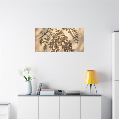 Spring Wisteria Herbarium Canvas Art | Earthy Decor