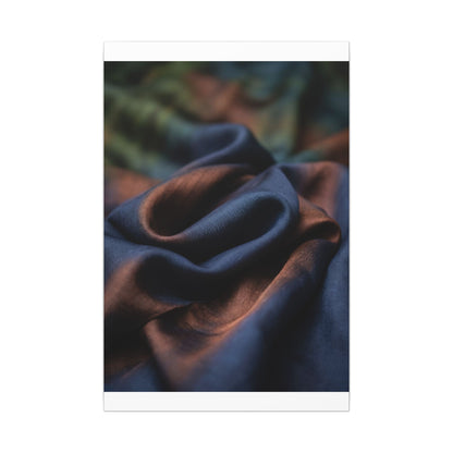 Summer Silk Drape Shadow Zen Canvas Art | Sophisticated Decor