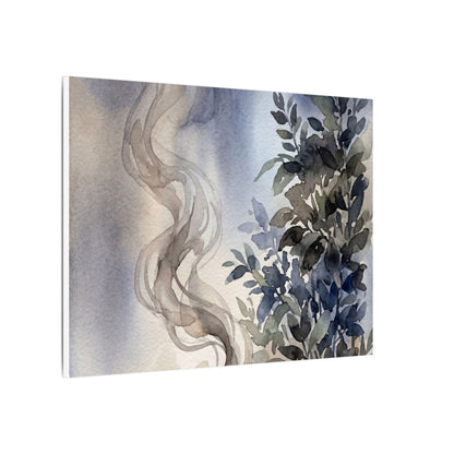 Incense Smoke Summer Canvas Art | Japandi Cozy Design